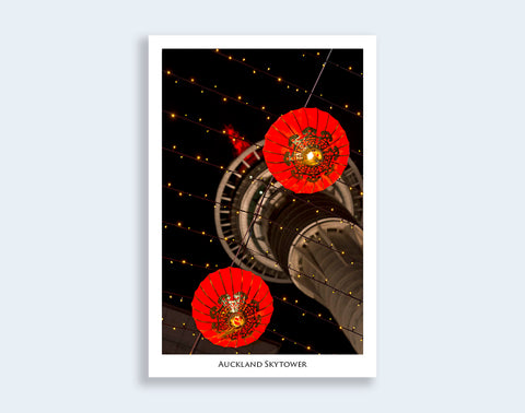 530 - Post Art Postcard - Auckland Skytower