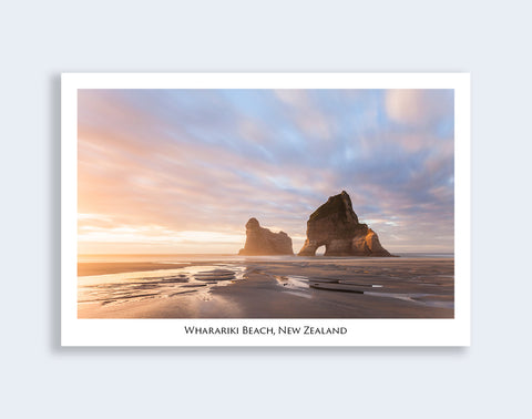 533 - Post Art Postcard - Wharariki Beach