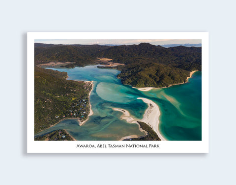 534 - Post Art Postcard - Awaroa, Abel Tasman National Park