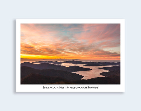 535 - Post Art Postcard - Endeavour Inlet