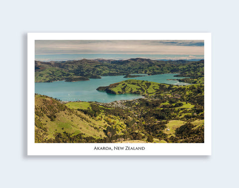 542 - Post Art Postcard - Akaroa