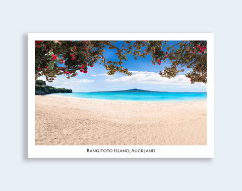 548 - Post Art Postcard - Rangitoto Island