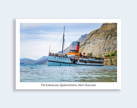 551 - Post Art Postcard - TSS Earnslaw, Queenstown
