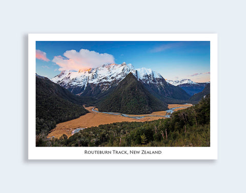 566 - Post Art Postcard - Routeburn Track