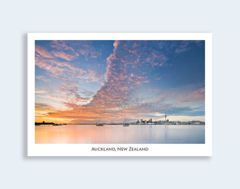 568 - Post Art Postcard - Auckland - Sunrise