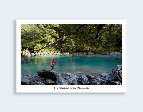 569 - Post Art Postcard - Fly Fishing