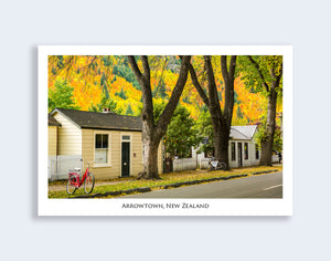 599 - Post Art Postcard - Arrowtown Cottages