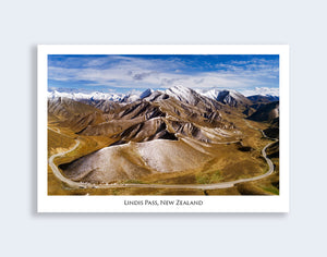 600 - Post Art Postcard - Lindis Pass
