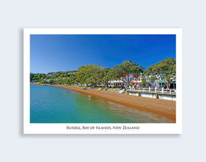 603 - Post Art Postcard - Russell Beachfront