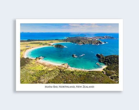 609 - Post Art Postcard - Matai Bay