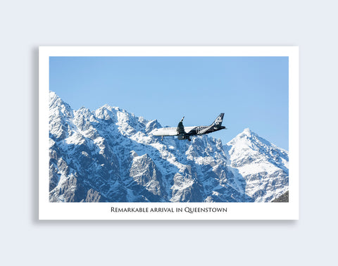 612 - Post Art Postcard - Arrival in Queenstown