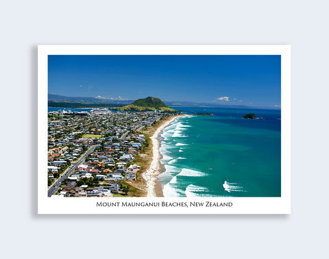 629 - Post Art Postcard - Mount Maunganui Beaches