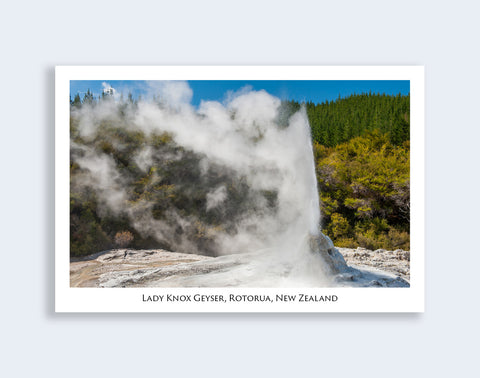 644 - Post Art Postcard - Lady Knox Geyser