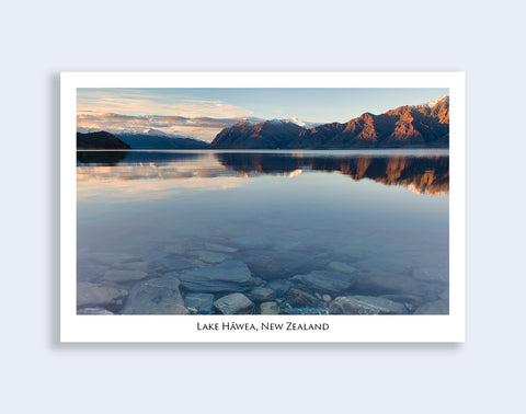 647 - Post Art Postcard - Lake Hawea