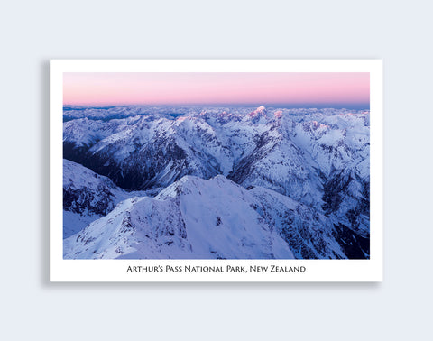 658 - Post Art Postcard - Arthurs Pass National Park