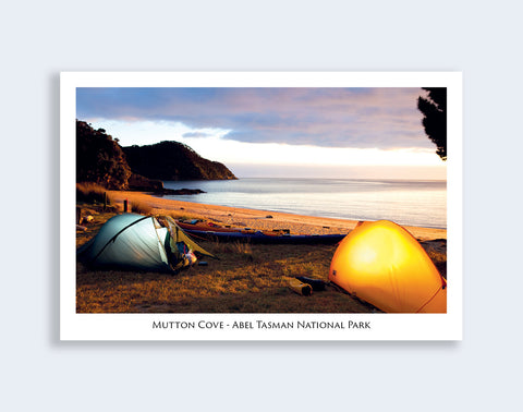 665 - Post Art Postcard - Mutton Cove Campsite