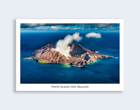 676 - Post Art Postcard - White Island
