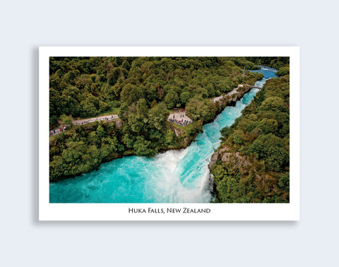 684 - Post Art Postcard - Huka Falls