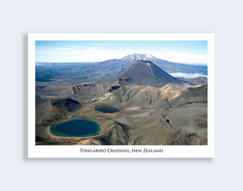 687 - Post Art Postcard - Tongariro Crossing