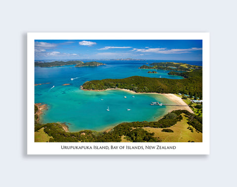 694 - Post Art Postcard - Otehei Bay, Urupukapuka Island