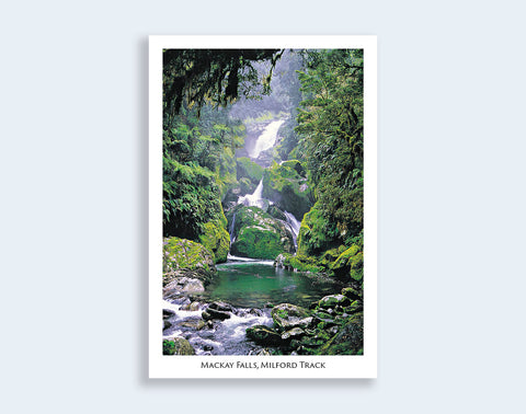 71 - Post Art Postcard - Mackay Falls, Milford
