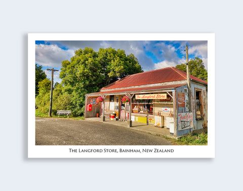 710 - Post Art Postcard - Langfords Store