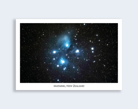 719 - Post Art Postcard - Matariki from Mount John