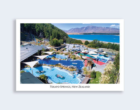 720 - Post Art Postcard - Tekapo Springs