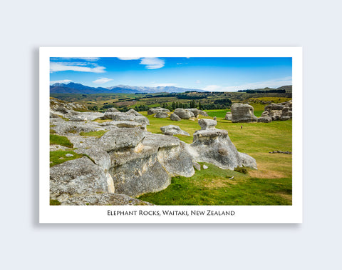 723 - Post Art Postcard - Elephant Rocks