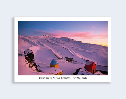 731 - Post Art Postcard - Cardrona Sunrise