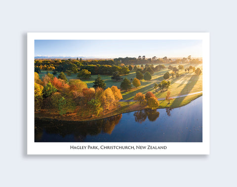 733 - Post Art Postcard - Hagley Park Christchurch