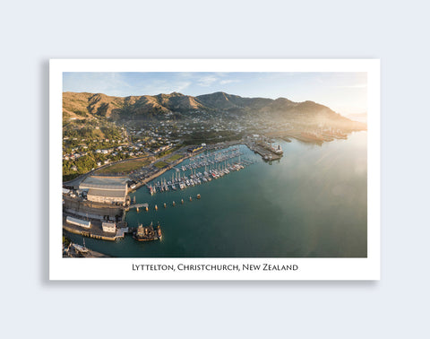 734 - Post Art Postcard - Lyttelton