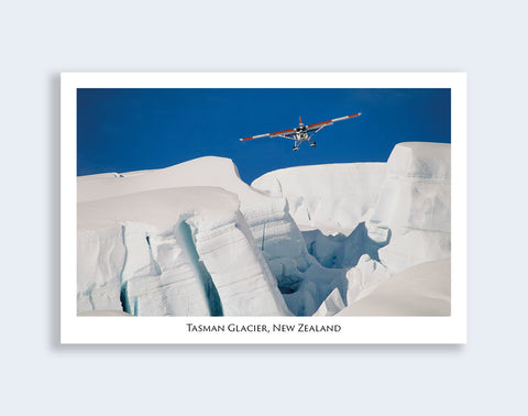 742 - Post Art Postcard - Tasman Glacier Ski Plane