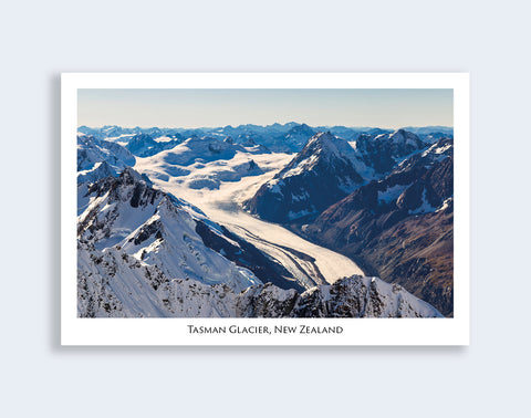 743 - Post Art Postcard - Tasman Glacier