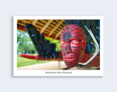 751 - Post Art Postcard - Waitangi Waka