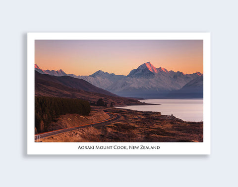 765 - Post Art Postcard - Aoraki Mount Cook Road