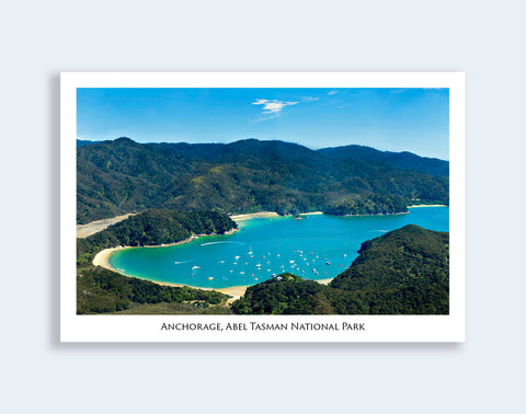 8 - Post Art Postcard - Anchorage, Abel Tasman National Park