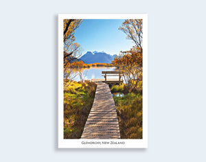 84 - Post Art Postcard - Glenorchy Lagoon