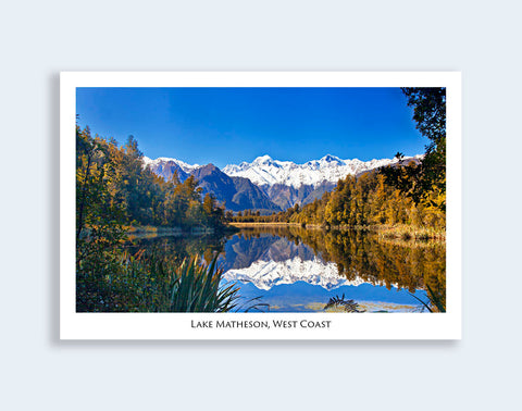 85 - Post Art Postcard - Lake Matheson