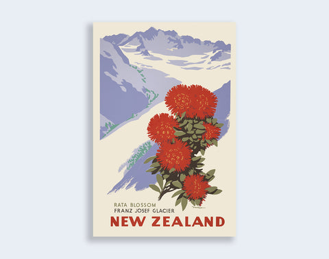 904 - Post Art Postcard - Franz Josef Glacier Vintage