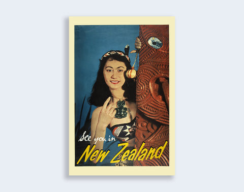 905 - Post Art Postcard - NZ Maori Vintage