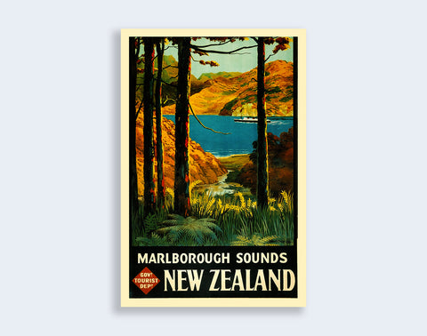 906 - Post Art Postcard - Marlborough Vintage