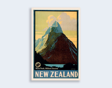 914 - Post Art Postcard - Mitre Peak Vintage