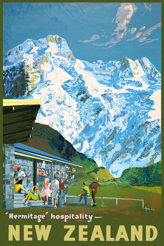 919 - Post Art Postcard - Hermitage Hospitality Vintage