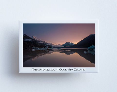 FM0108 - Post Art Magnet - Tasman Lake Mount Cook