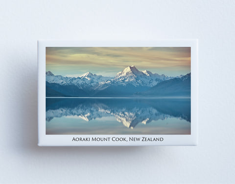 FM0118 - Post Art Magnet - Aoraki Mount Cook and Lake Pukaki