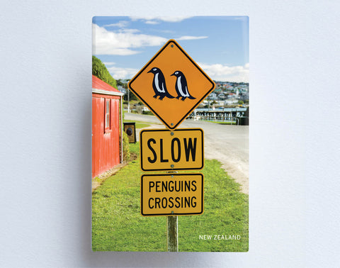 MTS1041 - Sisson Magnet - Penguins Crossing Sign