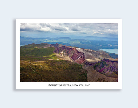 N28 - Post Art Postcard - Mount Tarawera