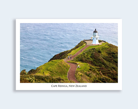 N50 - Post Art Postcard - Cape Reinga Lighthouse