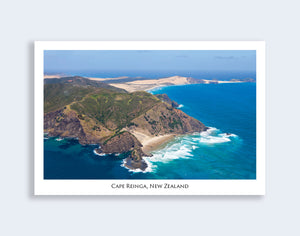 N54 - Post Art Postcard - Cape Reinga Aerial